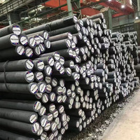 Barre d'acier ronde forgée, laminée à chaud, A36 SS400 SAE 1080, acier au carbone, acier allié au carbone 1045 1020, à coupe facile