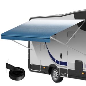 Tessuto per Tende da Sole per Camper in PVC Resistente da 16 once, Sostituzione per Tende da Sole RV, Lunghezza 19FT 2'', Impermeabile, 3 Strati, Montaggio Laterale - Product Image 1