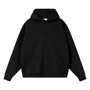 เสื้อฮู้ดดี้ขนแกะคุณภาพสูงแบบพรีเมียม OEM สั่งทำพิเศษ ทรงหลวม ไซส์ใหญ่พิเศษ สำหรับผู้ชาย - Product Image 4