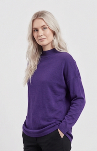 Oversized Turtleneck T Shirt Regular Sleeve Knitted <b>Women's</b> Tee <b>Top</b> Adult Style Streetwear Loosed T-Shirts - Product Image 3