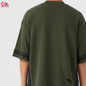 ชุดเซ็ตฤดูร้อนแบบสั้นพิมพ์ลาย DTG ตามสั่ง OEM คุณภาพสูง และชุดเซ็ตสองชิ้น กางเกงขาสั้น ผู้ชาย ผ้าฝ้าย 100% ชุดลำลองฤดูร้อนสำหรับผู้ชาย - Product Image 6