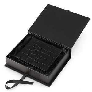 Nueva Cartera de Cuero de Color Liso Personalizada, la Mejor Cartera de Cuero con Logotipo Impreso Personalizado, a la Moda - Product Image 4