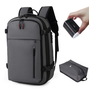 Sac à dos tactique Oxford à compression sous vide avec pompe à air, port USB, étanche, antivol, en polyester, 36-56L, pour affaires et voyages 2026 - Product Image 1
