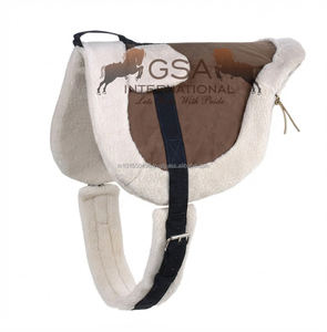 Almohadilla para montar a caballo sin silla, 100% algodón, forro polar y relleno de espuma de alta densidad para equitación y entrenamiento. - Product Image 1
