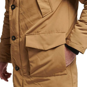 Venta al por mayor de fábrica: Abrigo largo de invierno para hombre, parka gruesa, cálida y cortavientos con capucha, chaqueta parka de alta calidad para hombre. - Product Image 3