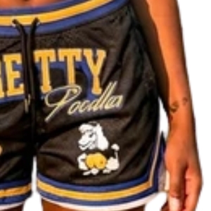 Custom Sigma Gamma Rho <b>Black</b> Athletic Shorts Women's Lightweight Sports Training Shorts Greek Letter Design Comfortable Casual - Product Image 4