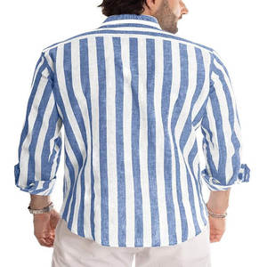 Camiseta de manga larga de algodón y poliéster puro personalizada para hombre, camisas informales de estilo Retro de la mejor calidad, estampado de cuello Polo, 2024 - Product Image 1