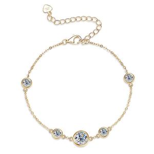 Nouveau design Bracelet en or 18 carats en acier inoxydable pour femme, bracelet diamant, bijoux de mode personnalisés, nouveau design 2026 - Product Image 5