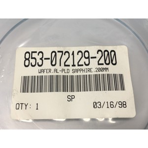 เวเฟอร์ LAM 853-072129-200, AL-PLD Sapphire, ขนาด 200 มม. - อุปกรณ์และชิ้นส่วนเซมิคอนดักเตอร์ระดับโลกที่เชื่อถือได้ - Product Image 4