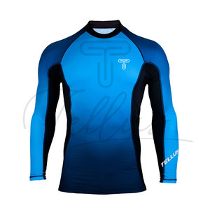 Custom Made High Quality <b>Men's</b> Full Sleeves <b>Compression</b> <b>Shirts</b> Spandex/Polyester Quick Dry Fighting Gear Rash Guards - Product Image 1