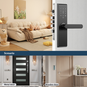 Cerradura Inteligente para Puerta con Desbloqueo por <span class=keywords><strong>Contraseña</strong></span> y Tarjeta, <span class=keywords><strong>Gestión</strong></span> Remota Inteligente TT para Apartamentos - Product Image 2