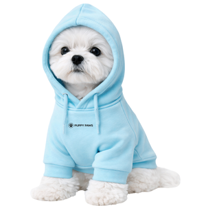 Sudadera con Capucha para Perros y Dueños, Conjunto a Juego, Sudadera Cómoda y Elegante para Mascotas y Humanos, Color Azul Bebé - Product Image 5