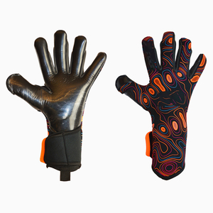 ถุงมือผู้รักษาประตูฟุตบอล Oozie Sports แบบมืออาชีพ ผลิตจากยางลาเท็กซ์เยอรมัน ปิดด้วยแถบตีนตุ๊กแก ระบายอากาศได้ดี กันลื่น เหมาะสำหรับทุกเพศ - Product Image 6
