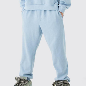 Conjunto Deportivo de Felpa para Hombre, Pantalones Deportivos Anchos con Logotipo Personalizado, de Alta Calidad, Tela Francesa Gruesa y de Gran Tamaño - Product Image 4