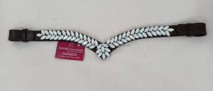 Banda de cejas de cuero de caballo grande de calidad elegante en buenas condiciones Mayorista ecuestre de calidad Equipo de equitación - Product Image 3