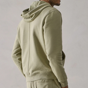 Sudadera con Capucha para Hombre, Sudadera de Felpa de Algodón con Capucha, Sudaderas de Algodón Orgánico para Hombre, Ropa Urbana Sostenible para Hombre - Product Image 3