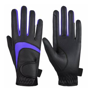 Gants d'équitation Hardihood International 2026, nouveau design, vente chaude, légers, antidérapants, respirants, durables, en cuir PU, avec sangle - Product Image 5