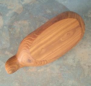 Bol en bois d'olivier sculpté à la main pour une utilisation luxueuse, écologique, durable et multifonctionnelle, idéal pour les salades, les fruits, la cuisine et la salle à manger - Product Image 5