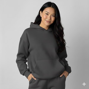 Sweat à capuche ample et surdimensionné pour femme, pull à manches longues, streetwear décontracté, doux et confortable, sweat à capuche d'hiver élégant, mode quotidienne - Product Image 2