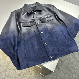 Custom Genuine <b>Leather</b> <b>Jackets</b> Men Womens Unisex Eco-Friendly Windproof Streetwear <b>Winter</b> - Product Image 4