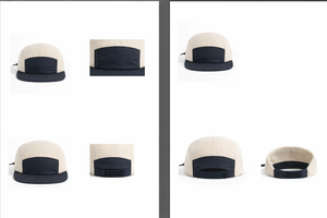 Gorra de Campamento Personalizable de 5 Paneles Ajustables con Bordado 3D, Corona de Forro Polar de Poliéster y Visera Delantera de Nylon Reciclado para Uso en Exteriores - Product Image 2