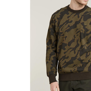 Sweat-shirt décontracté vert camouflage à col rond pour hommes et femmes, pull élégant à imprimé camouflage pour le streetwear et le quotidien - Product Image 2