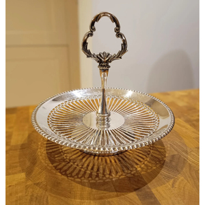 Supports à gâteaux ronds en métal, en acier inoxydable, finition argentée, plateaux de présentation de desserts pour la décoration de la maison et des hôtels, centre de table - Product Image 4