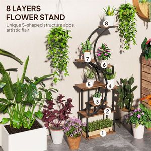 Support à fleurs élégant, pots et jardinières pour la présentation de vos plantes vertes - Product Image 6