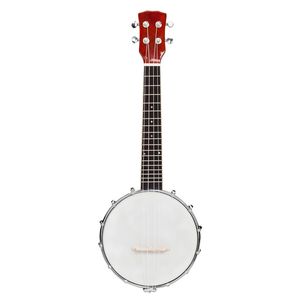 Set Banjo Professionale a 4 Corde, Manico in Okoume, Corde in Bronzo, 26 Pollici, Fondo e Fasce in Mogano, Paletta Acustica, Tenore in Palissandro (1 pz) - Product Image 3