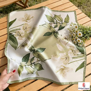 Fabricante de Bufandas de Satén con Impresión Personalizada, Marca Privada, Regalos Corporativos, OEM, ODM, Accesorios de Moda, Nigeria, Ghana, Kenia - Product Image 1