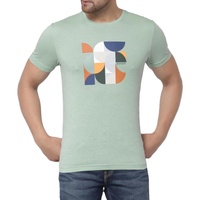 T-shirt Homme Col Rond Manches Courtes 100% Coton Haute Qualité Grande Taille Coupe Slim 180 g/m² Sérigraphié Écologique Séchage Rapide Personnalisable
