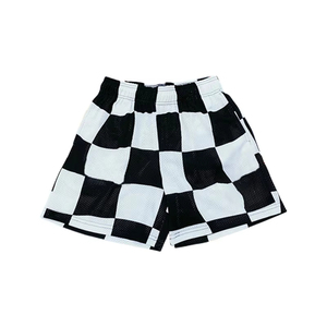 Shorts de Playa Personalizados con Estampado por Sublimación, con Bolsillos, de Poliéster, 5 Pulgadas, Shorts de Baloncesto de Malla para Hombre - Product Image 1
