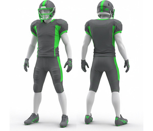 Proveedor de Uniformes de Fútbol Americano por Sublimación OEM, Equipación Personalizada para Equipos, Uniforme de Fútbol Americano |   Ropa Deportiva Transpirable de Poliéster - Product Image 5