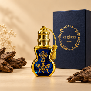 Flacone per Oli Essenziali <span class=keywords><strong>a</strong></span> Forma di <span class=keywords><strong>Zucca</strong></span> Placcato Oro da 12ml, Disponibile, Riutilizzabile, Vuoto, Processo di Elettroplaccatura - Product Image 5