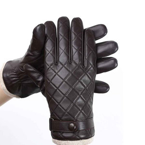 Guantes de Cuero Genuino Transpirables, Diseño Sencillo y Duradero, Pantalla Táctil, Cálidos, Flexibles, para Negocios, Casual, Deportes, Viajes - Product Image 1