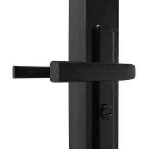 Porte intérieure en verre ESG et aluminium noir 29,9''x79,3'' - Product Image 5
