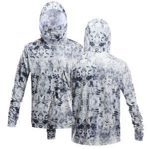 Camiseta de Pesca Unisex de Manga Larga con Estampado por Transferencia Térmica, Protección UPF 50 Anti-UV, Transpirable, 100% Poliéster - Product Image 5