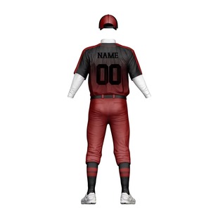 Camiseta de Béisbol Personalizada para Hombre, Manga Corta, Rayas Degradadas, Transpirable, Poliéster, Uniforme, Corte Regular, Todas las Temporadas - Product Image 3