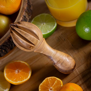 Wooden Manual Lemon Reamer Juicer Dishwasher Safe <b>Kitchen</b> <b>Accessory</b> - Product Image 1