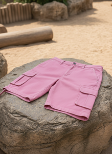 กางเกงขาสั้นคาร์โก้ผู้ชายสำหรับฤดูร้อน กางเกงขาสั้นคาร์โก้ลำลองสไตล์ไฮสตรีทเหนือเข่า ผ้าฝ้าย กางเกงขาสั้นซาฟารีสำหรับผู้ชาย - Product Image 6