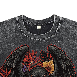 Frigate Fire <b>Men's</b> Cotton <b>T</b>-<b>Shirt</b> <b>Floral</b> Print Casual Short Sleeve Summer <b>Shirt</b> Breathable Woven Poplin Front Logo - Product Image 6