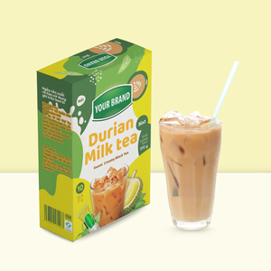 Té en Polvo de Sabor Frutal en Bolsas al Vacío, Empaque en Sobres 4 en 1, Té de Plátano con Matcha y Leche, Sabor Plátano - Product Image 6