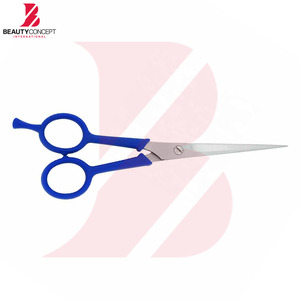 Tijeras de Peluquería Profesionales de Acero Inoxidable con Mango de Plástico Azul, Ligeras, para Salón de Belleza - Product Image 4