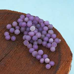 50 Piezas de Ágata Uva Natural de 5 MM, Piedras Preciosas Sueltas, Crudas, para Curación, Gemas Reales para Joyería - Product Image 4