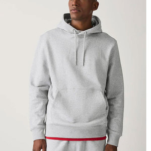Sweat-shirt à capuche en coton personnalisé de haute qualité pour hommes, coupe classique, en molleton épais, vente en gros - Product Image 4