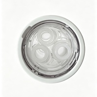 Botella con Bomba Airless Blanca de 30ml 50ml, Dispensador de Vacío Cosmético de Lujo para Suero y Loción, Logotipo Personalizado, Venta al Por Mayor