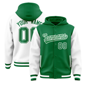 OEM Unbranded Varsity <b>Baseball</b> <b>Jacket</b> <b>Men</b> Fleece Custom Logo Streetwear <b>Jacket</b> - Product Image 4