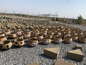 Handwoven Eco-friendly Water <b>Hyacinth</b> Pumpkin Halloween Trick-or-Treat Kids <b>Basket</b> Kitchen Storage <b>Basket</b> from Vietnam - Product Image 6