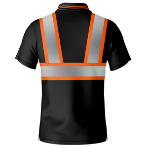 Vêtements de travail personnalisés en gros OEM ODM MANGOES FASHION ANSI/EN ISO 20471 Classe 3 Tissu polyester respirant réfléchissant Haute visibilité Unisexe - Product Image 2