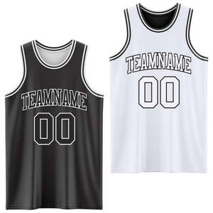 Camiseta de Baloncesto de Malla Sublimada con Logotipo Personalizado, Sin Mangas, Unisex, para Adultos, Transpirable, de Secado Rápido, Cuello Redondo, para Todas las Temporadas - Product Image 1